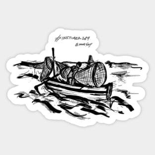 Inktober - day 25 SHIP Sticker